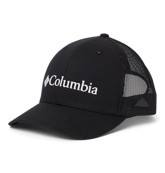 Columbia PFG Mesh Snap Back Hats Black For Men's NZ23465 New Zealand